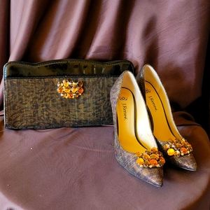 J. Renee Shoes and Handbag Set